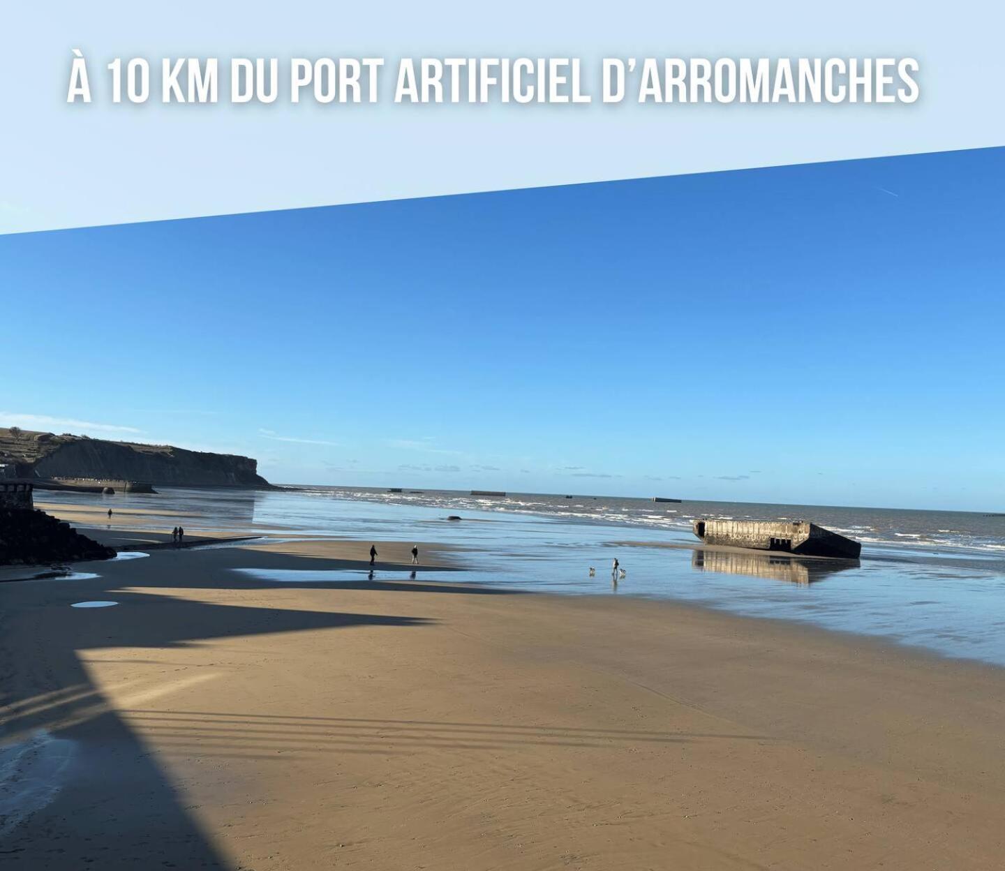 Les Remparts Apt Spacieux 1 Er Etage Renove Joliment Decore Bien Equipe Plein Centre Bayeux Proche Plages Du Debarquement Parking Gratuit A Proximite Exterior foto
